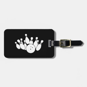 Black Bowling Bag Tag