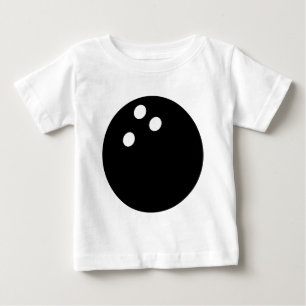 black bowling ball icon baby T-Shirt