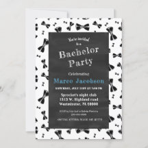 Black bowtie bachelor party