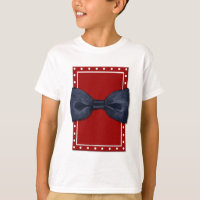 Black Bowtie Kids T-shirt