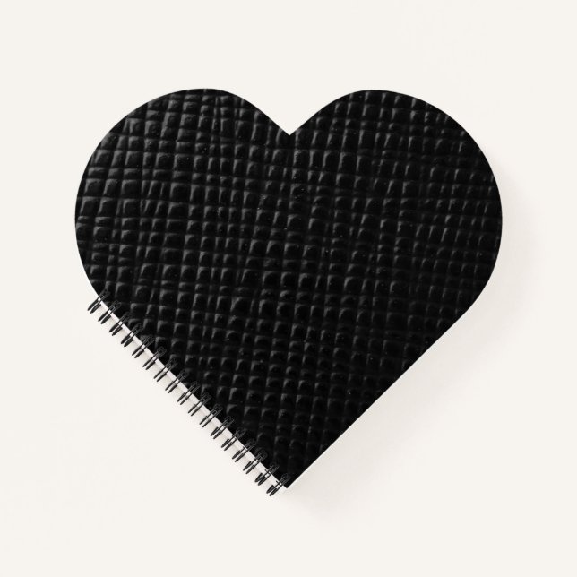 Black box leather notebook (Front)