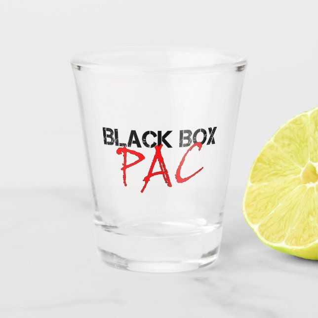 Black Box PAC Shot Glass (Front)
