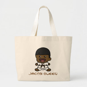 Black Boy's Karate Tote Bag