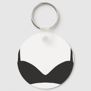 Black Bra Key Ring