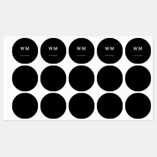 Black Branded Logo Corporate Business Company