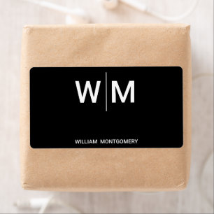 Black Branded Logo Corporate Business Company
