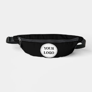 Black Branded Logo   Corporate Business Company Ba Bum Bags