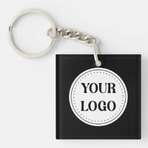 Black Branded Logo Corporate Business Company Ba Key Ring