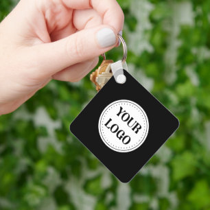 Black Branded Logo   Corporate Business Company Ba Key Ring