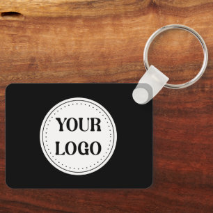 Black Branded Logo Corporate Business Company Ba Key Ring
