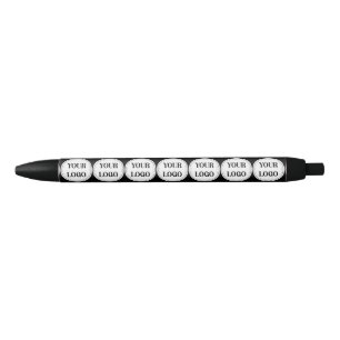 Black Branded Logo Corporate Business Company Black Ink Pen