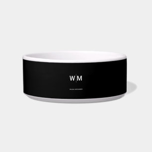 Black Branded Logo Corporate Business Company Bowl