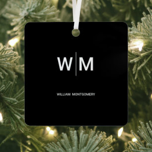 Black Branded Logo Corporate Business Company Metal Tree Decoration