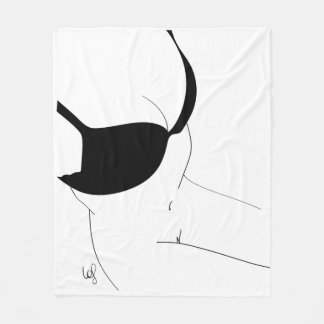 Black Brass Fleece Blanket