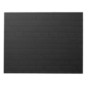 Black Brick Wall  Notepad