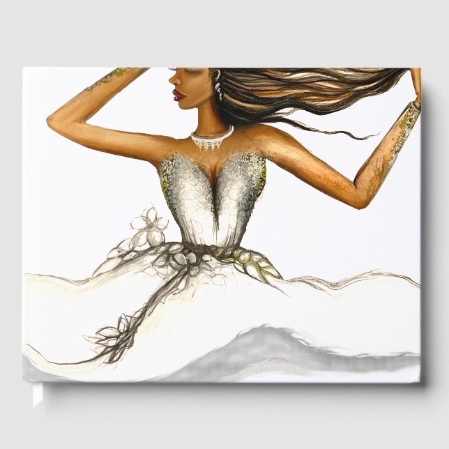 Black Bride Guest Book (Front)