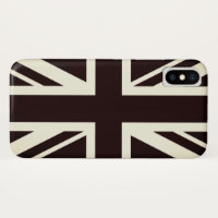 Black Britain flag cover