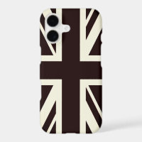 Black Britain flag cover