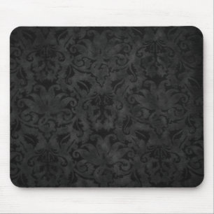 Black Brocade Mouse Pad