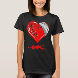 Black Broken Heart Shirt Men Women Pastel Goth Val
