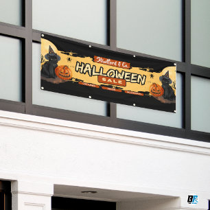 Black & Brown Modern Halloween Sale - Shop Banner