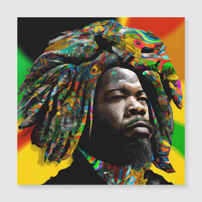 Black Bruh African American Man Juneteenth King (Front)