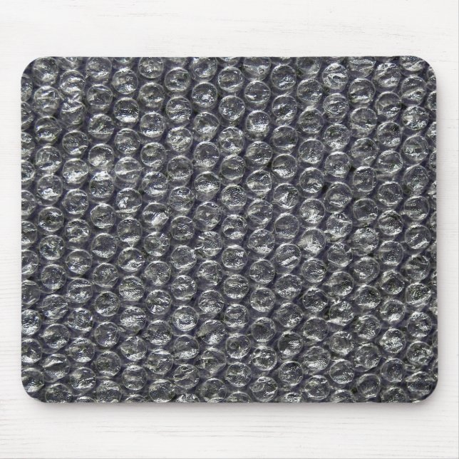 black bubble wrap mouse pad (Front)