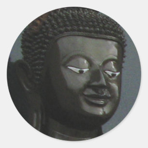 Black Buddha ... Nong Khai, Isaan, Thailand Classic Round Sticker