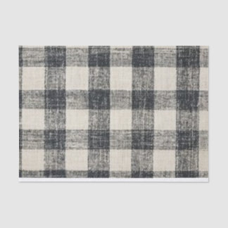 Black buffalo check background for decoupage   tissue paper