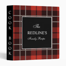 Black Buffalo Plaid Farmhouse Family Recipe
