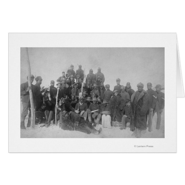Black "Buffalo Soldiers" of the 25th Infantry (Front Horizontal)