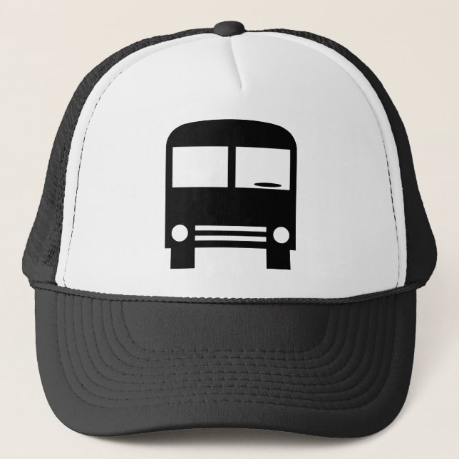 Black Bus Designer Hat (Front)
