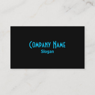 Black Business Card