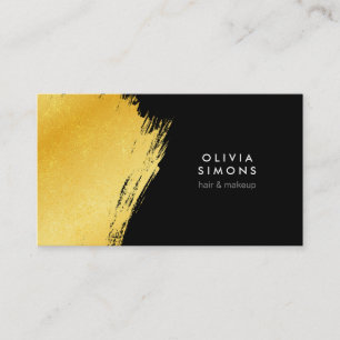 Black business card