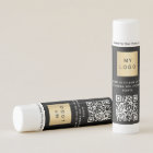 Black business logo QR code instagram