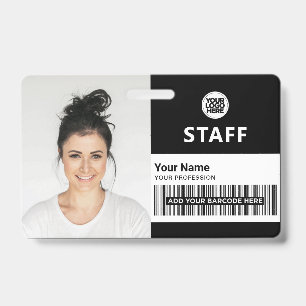 Black Business Photo ID Staff ID Badge