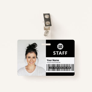 Black Business Photo ID Staff ID ID Badge