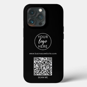 Black Business QR Code  iPhone 13 Pro Case