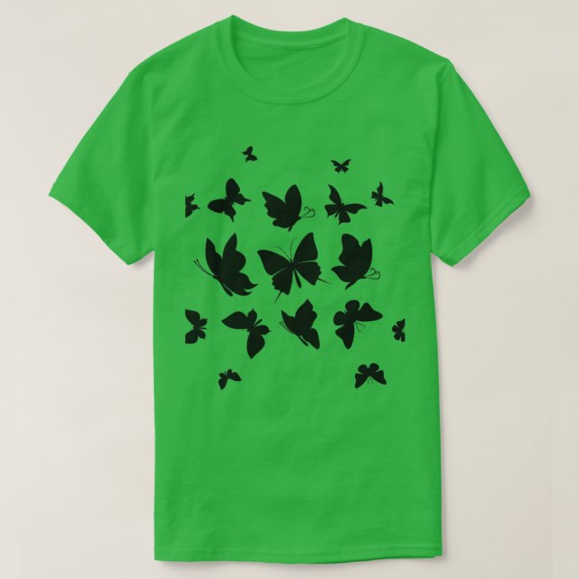 Black Butterfly 20 T-Shirt (Design Front)