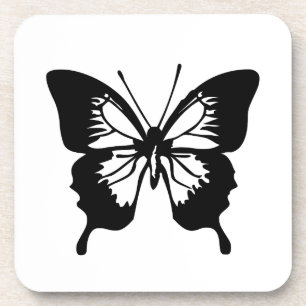 Black Butterfly Coaster