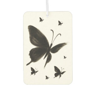 Black Butterfly – Elegant Winged Design on Car Air Freshener