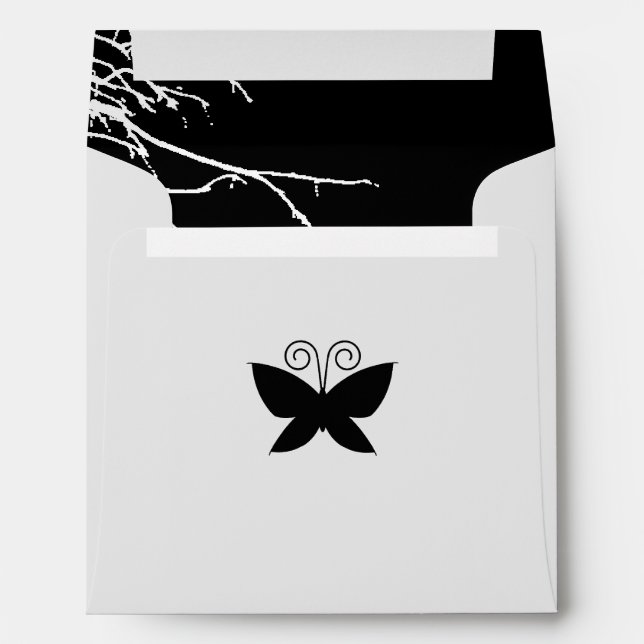 Black Butterfly Envelopes (Back (Bottom))