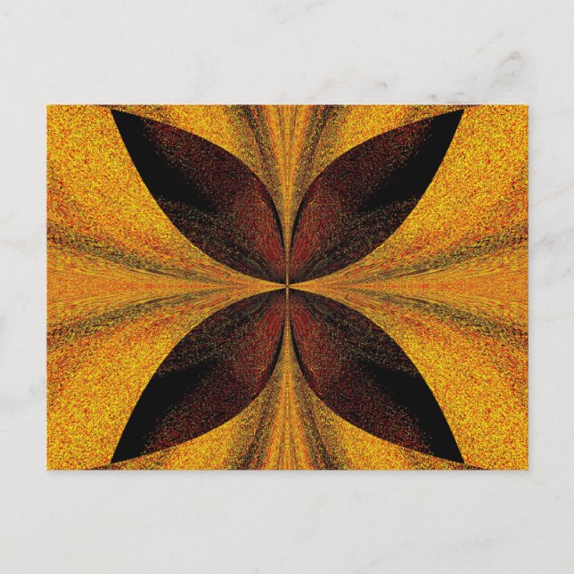 Black Butterfly Postcard (Front)