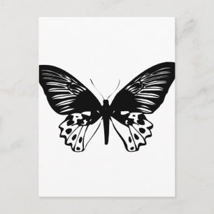Black Butterfly Postcard