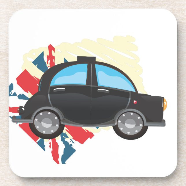 black cab coaster (Front)