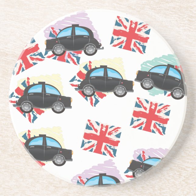 black cab coaster (Front)
