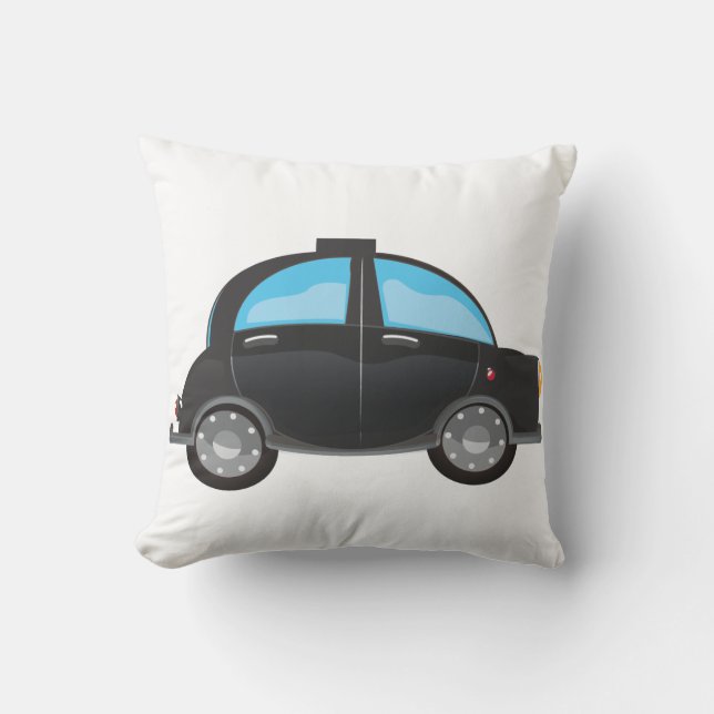 Black Cab Cushion (Front)
