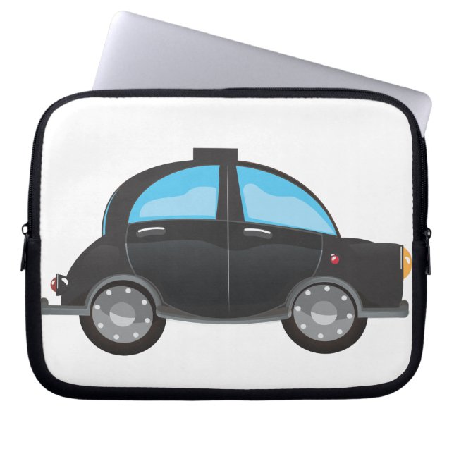 Black Cab Laptop Sleeve (Front)