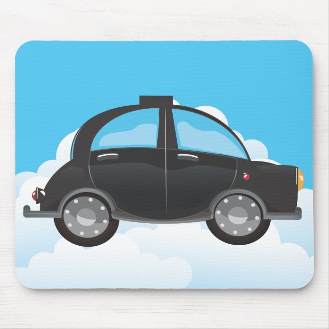 Black Cab Mouse Pad (Front)