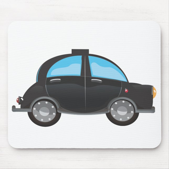 Black Cab Mouse Pad (Front)